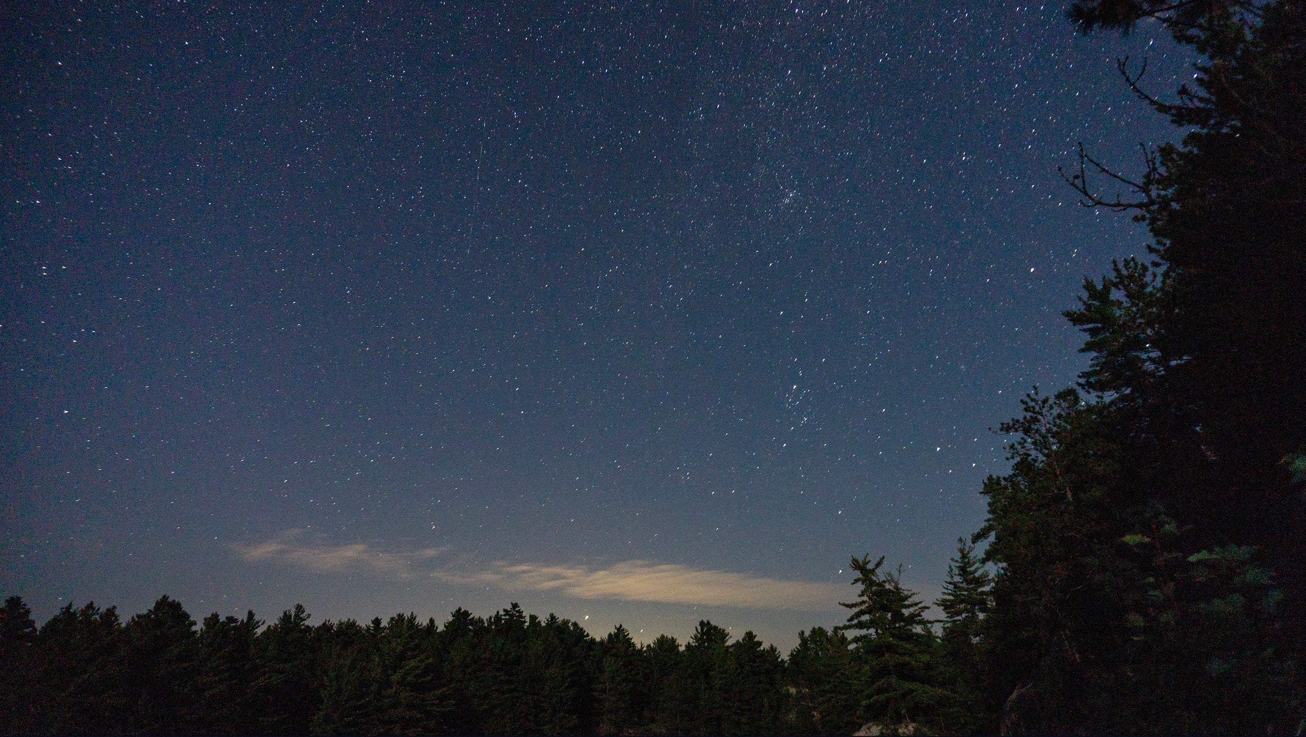 The night sky with a thousand stars