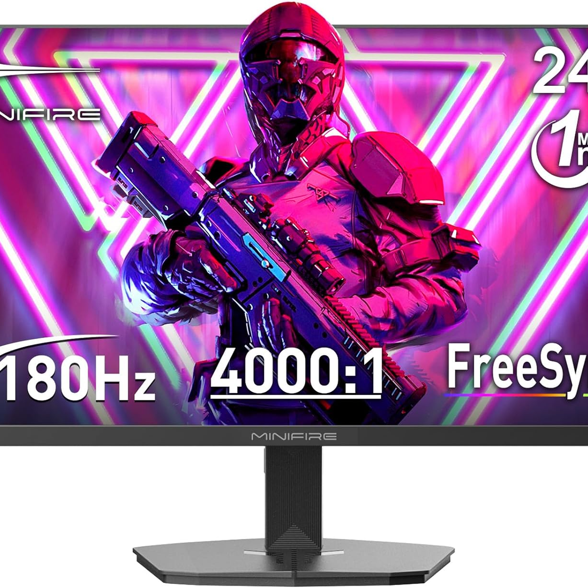 Minifire 24インチ 180Hz IPSモニター Amazon.co.jp: Minifire ゲーミングモニター 24インチ 180Hz 内蔵