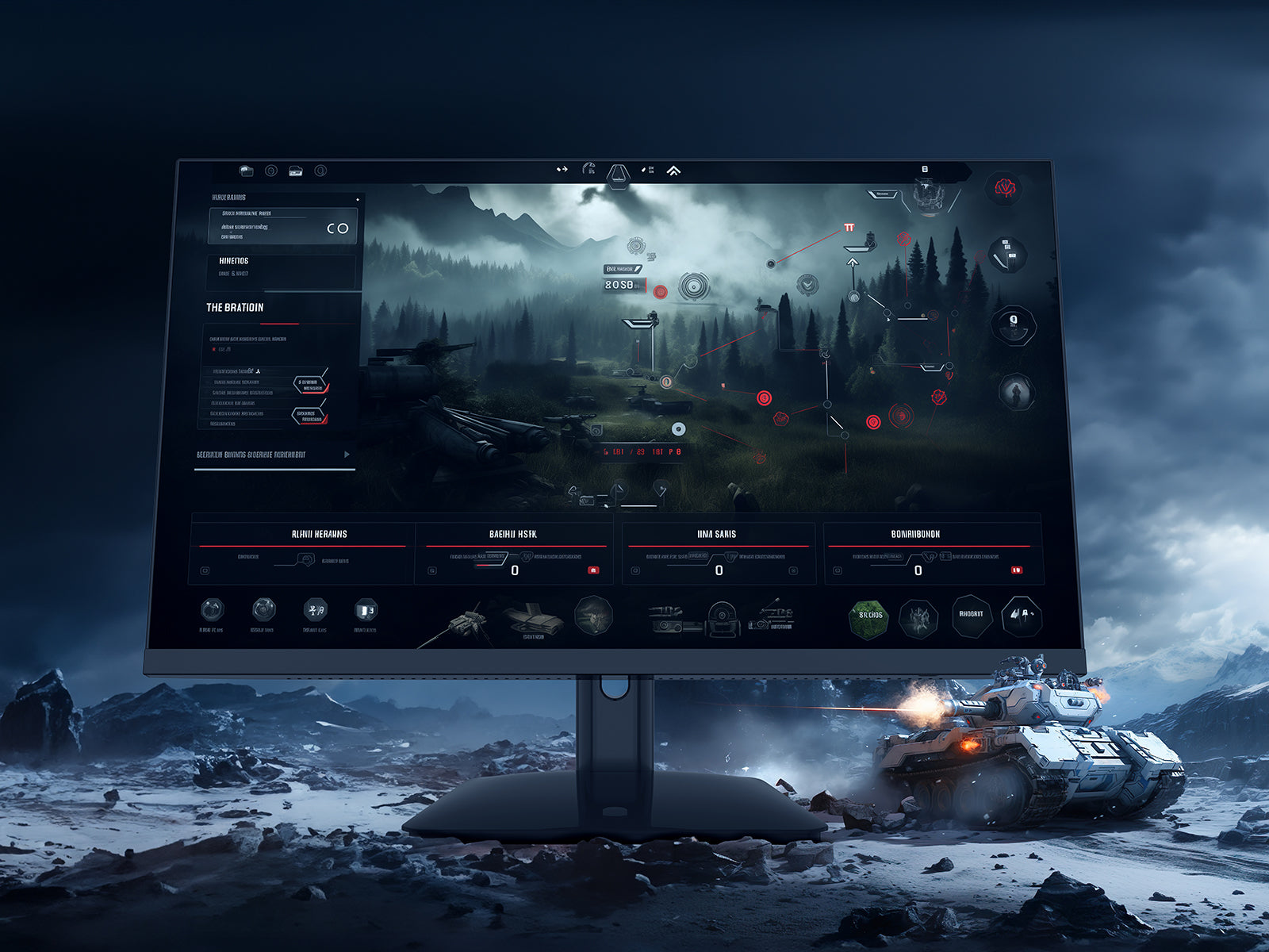 A 24 inch IPS Minifire X5G Gaming Monitor with bezel-less and metallic design